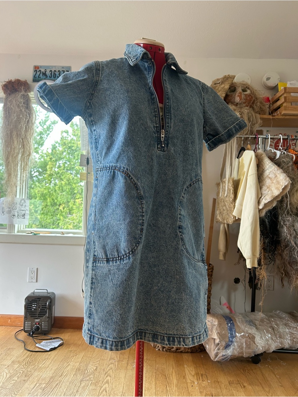 Vintage Blank NYC Sturdy Denim Mini Dress